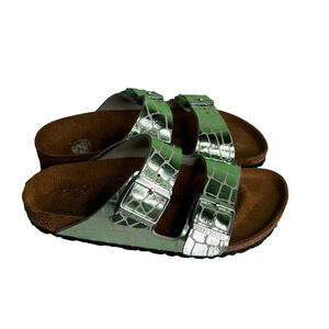 Birkenstock NEW Unisex Arizona Gator Gleam Shoe Size 38 aka 7/5 #B1249A